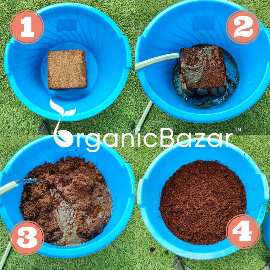 How to use Cocopeat 1 kg Block (1)