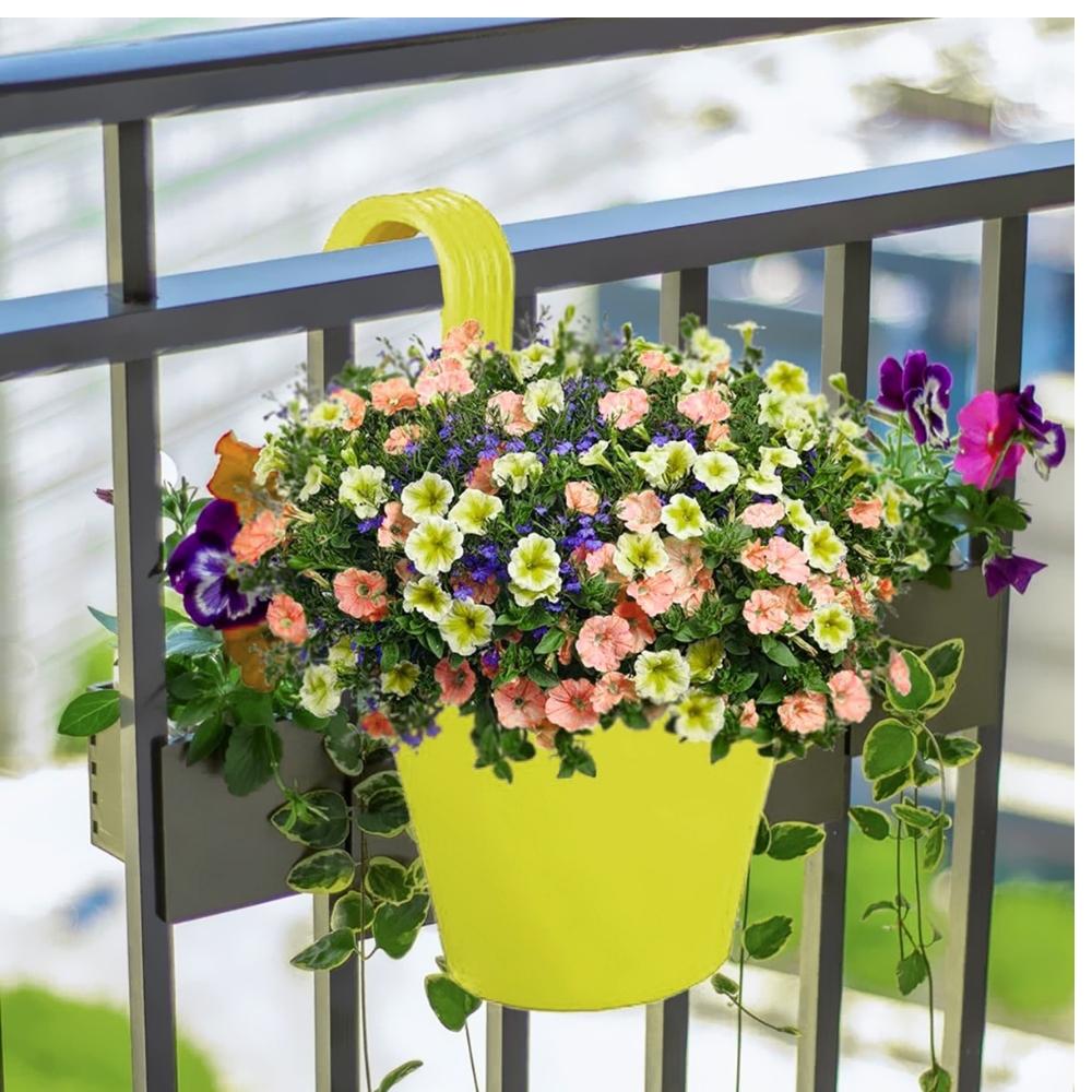 Plastic Hook Hanging Pot (4)