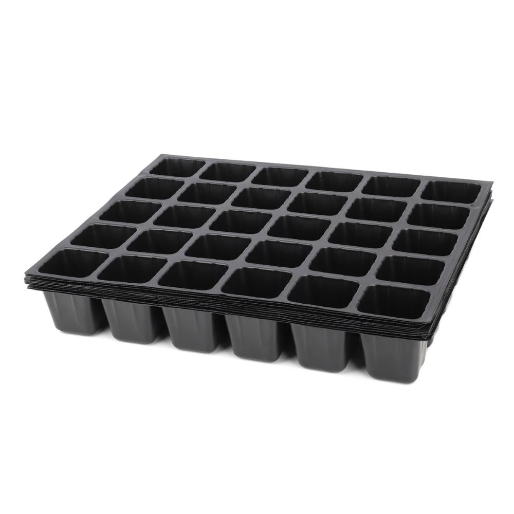 Seedling Tray 30 Holes Pack of 10 Black (4)