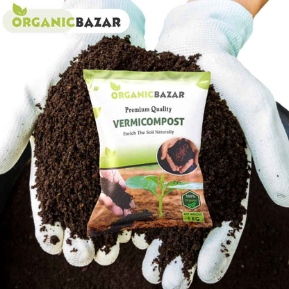 Vermicompost for plants 1kg best best for terrace gardening