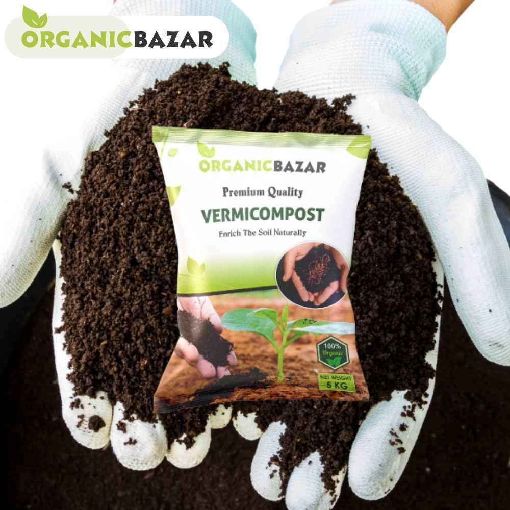 Vermicompost for plants 5kg best best for terrace gardening