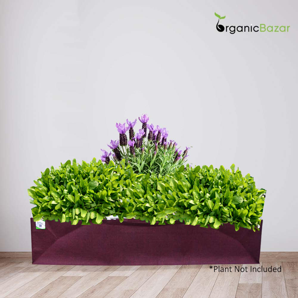 geo fabric Rectangle grow bag 48x24x12