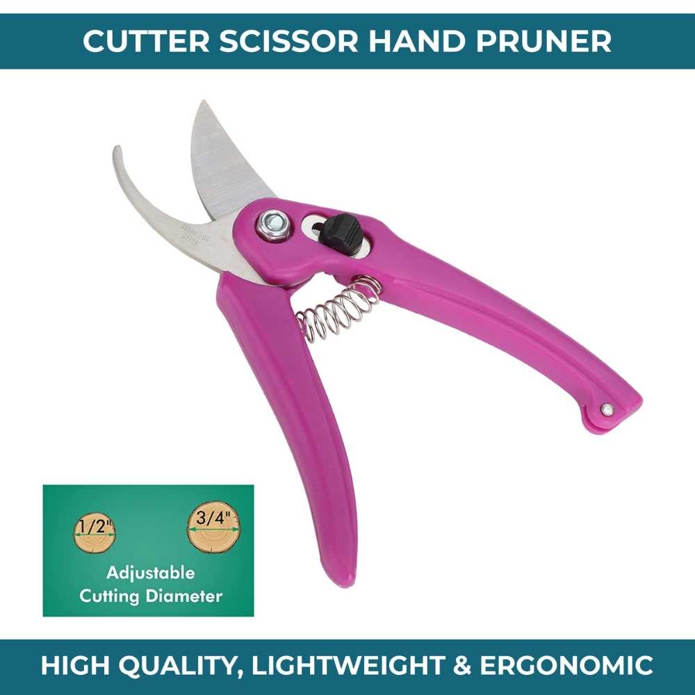 purple Multipurpose Gardening Cutter Scissor Hand Pruner